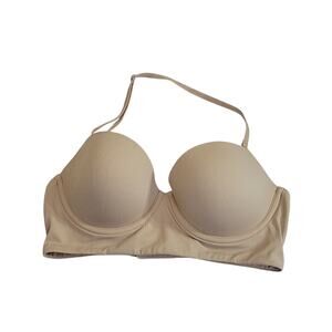 Dobreva Supportive Backless Beige Full Figure Convertible Underwire Bra Size 34C